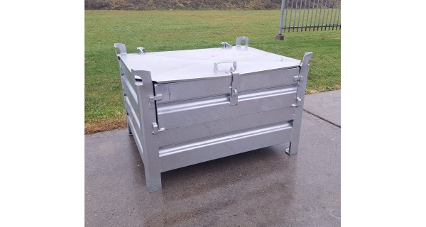 Eurobox stapelbak 80x100cm met deksel nieuw Eurobox stapelbak 80x100cm met deksel nieuw