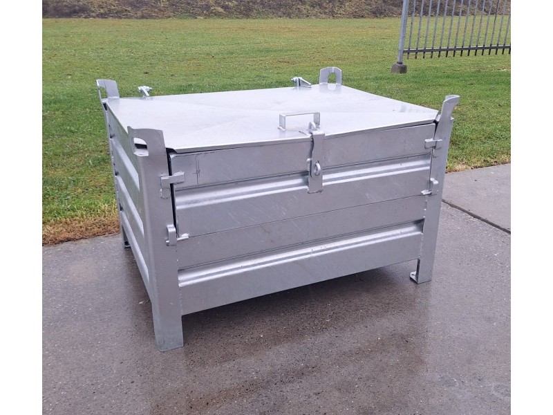 Eurobox stapelbak 80x100cm met deksel nieuw