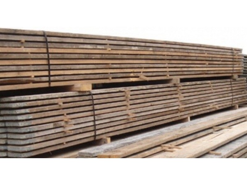 Steigerplanken gebruikt