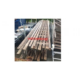 Houten bouwladders gebruikt