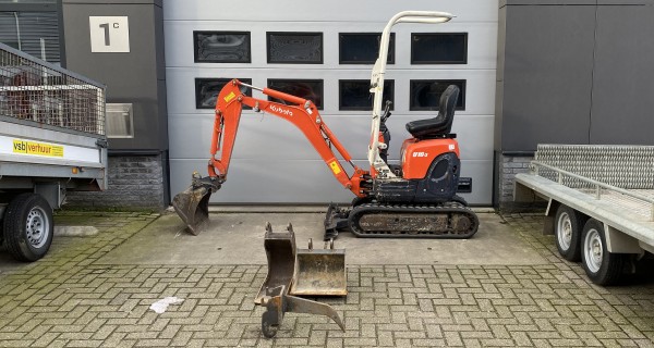 2016 Kubota U10-3 VERKOCHT