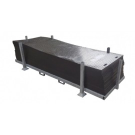Kunststof rijplaten 1.00x3.00M 1x gebruikt