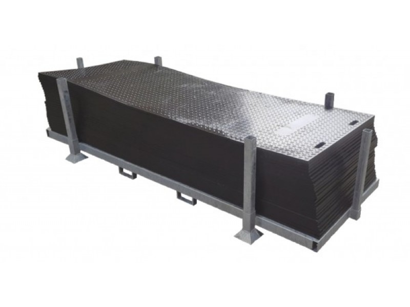 Kunststof rijplaten 1.00x3.00M 1x gebruikt