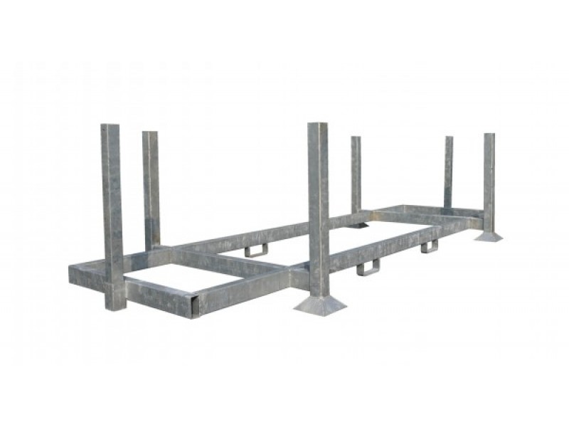 Stapelbok tbv 25 tot 30 stuks kunststof rijplaten Stapelbok tbv 25 tot 30 stuks kunststof rijplaten