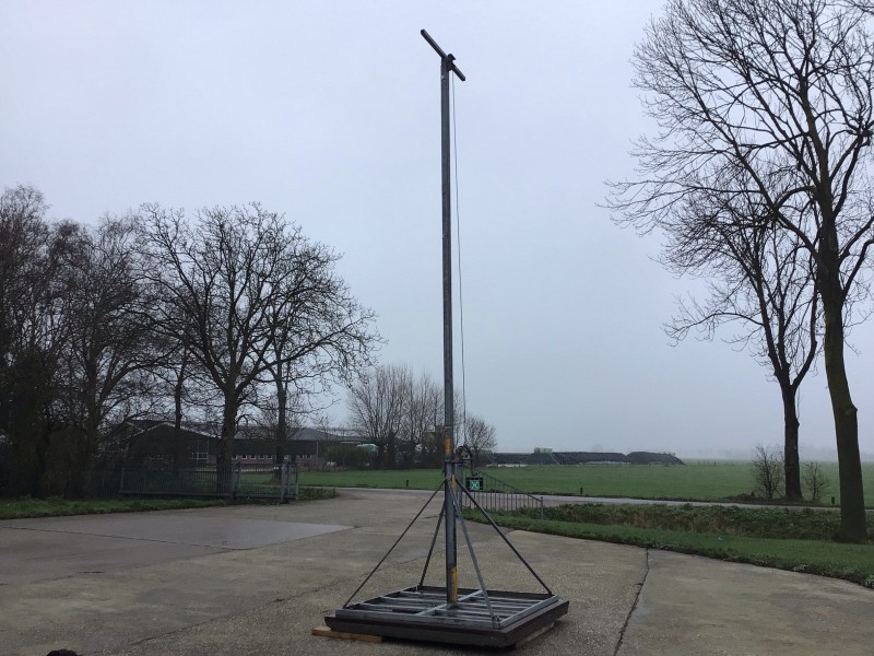 Lichtmast telescopisch 6.0-12.0M gebruikt Lichtmast telescopisch 6.0-12.0M gebruikt