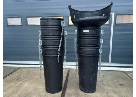 2025 Muba eenmalig gebruikte stortkoker 7,5m