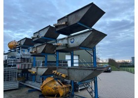 Stalen gegalvaniseerde hijsbak Cranecontainer 1000liter
