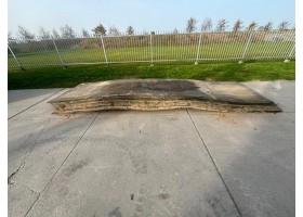 Gebruikte kunststof rijplaten extra groot 120x500cm 20mm