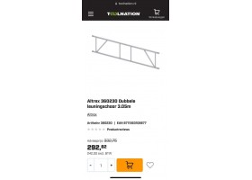 Jong gebruikte Altrex dubbele leuningschoor 305